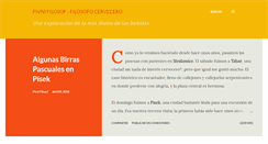 Desktop Screenshot of filosofo-cervecero.com